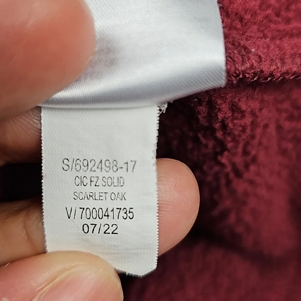 Old Navy Basic Hoodie Boys/Girls Burgundy Size XXL (18) Full Zip Hoodie Casual